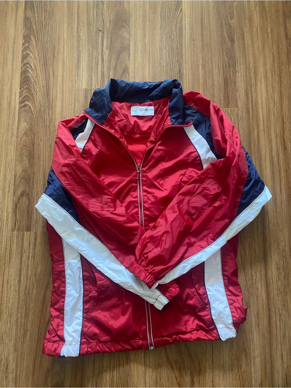 Wilson Red, Navy & White Athletic Track Jacket